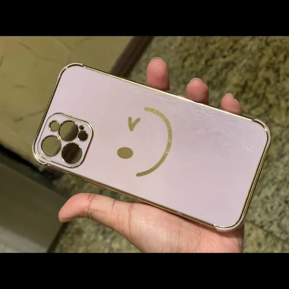 Phone case Compatible with iPhone 12 Pro Max Case, Cute Happy Smiley Face - Picture 6 of 10
